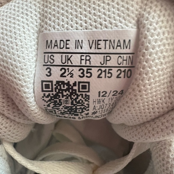 Adidas VL Court 3.0K-Size 3 - Picture 5 of 6